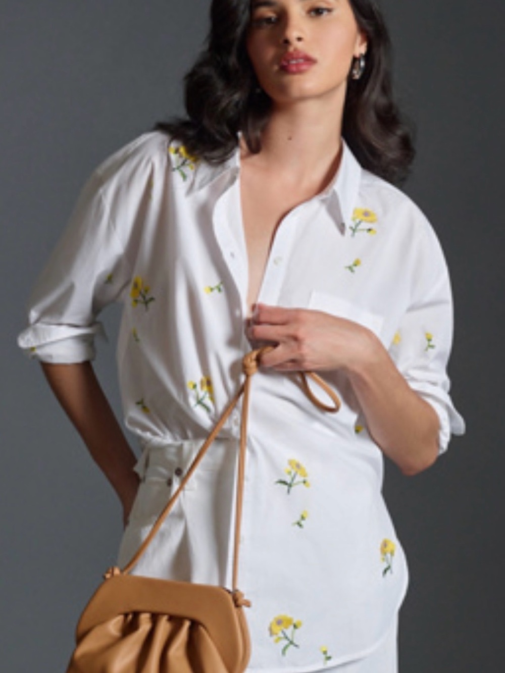 Bennet Buttondown Shirt by Maeve: Embroidered